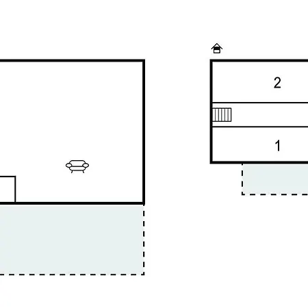 Schönes Haus Mit 2 Schlafzimmern In * Rusinowo (Slawno)